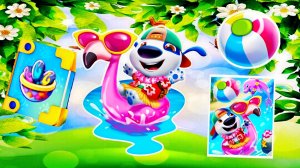 Летняя обнова в игре мой говорящий Хэнк☀️🏖️