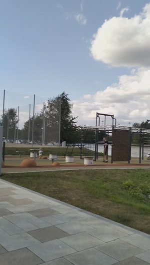 Новая набережная в Коломенском после ремонта