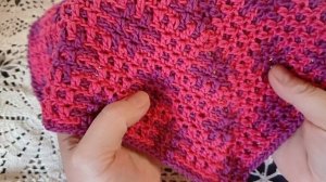 Полотенце крючком.