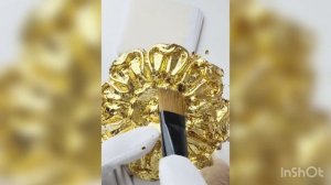 Мастер класс по золочению зеркальной поталью. Подробная инструкция для превосходного результата