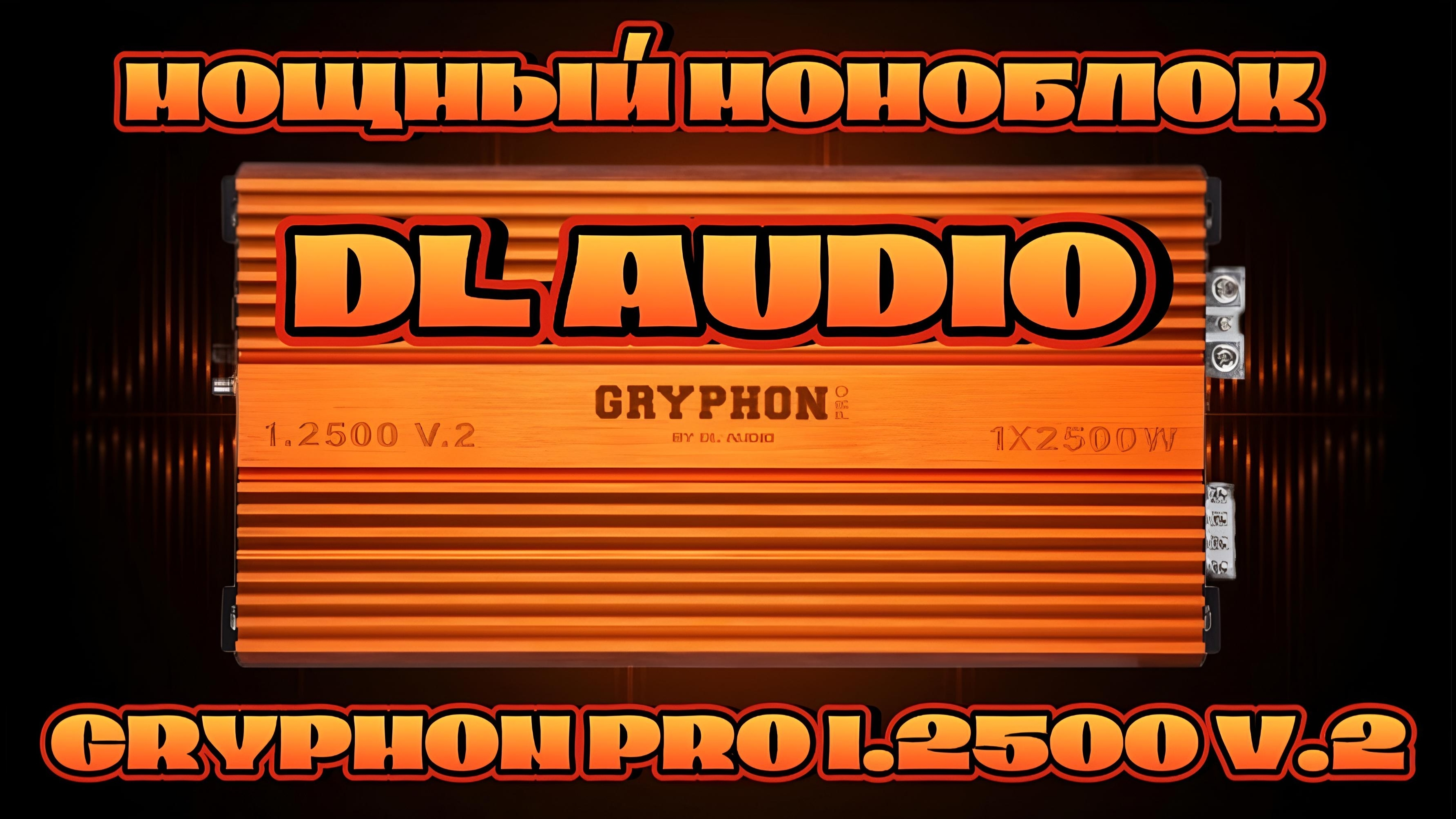 Мощный моноблок DL AUDIO GRYPHON PRO 1.2500 V.2 смотреть онлайн