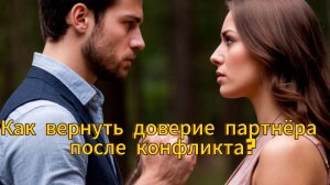 Как вернуть доверие партнера?