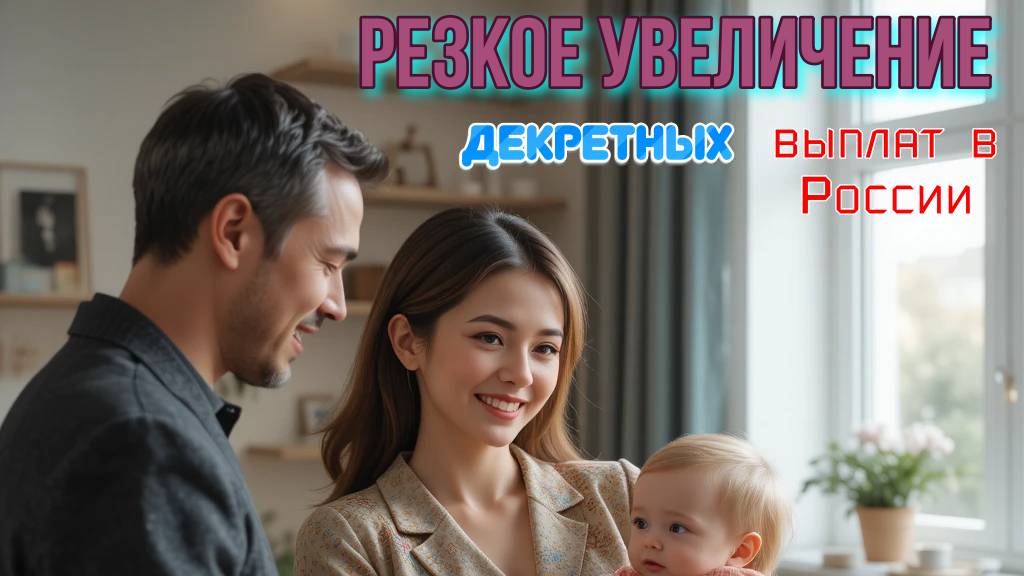 Резкое увеличение декретных выплат в России