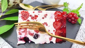 🔥 НЕЖНЕЙШИЙ ТОРТ БЕЗ МУКИ И ВЫПЕЧКИ — 15 МИНУТ И ВАШ ДЕСЕРТ ГОТОВ! 🍓✨