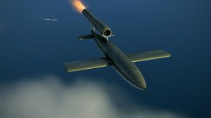 Истребитель Spitfire Mk.XIV (Великобритания). Перехват Fi-103 (Фау-1) (Германия). Симулятор.