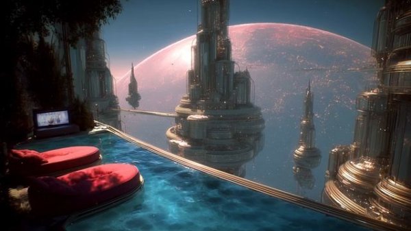 [4k] /Epic Space Music/ Aether ⧫ Calming SciFi Ambient Soundscape ⧫ Peaceful Interplanetary Retreat