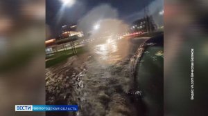 Последствия грозы и мощного ливня устраняли в Череповце