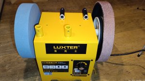 LUXTER низко оборотистый заточной станок с водяным охлаждением с ванной для заточки инструмента