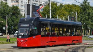 Трамвай БКМ 802Е (Т811)-3312. Покатушки по Барнаулу.