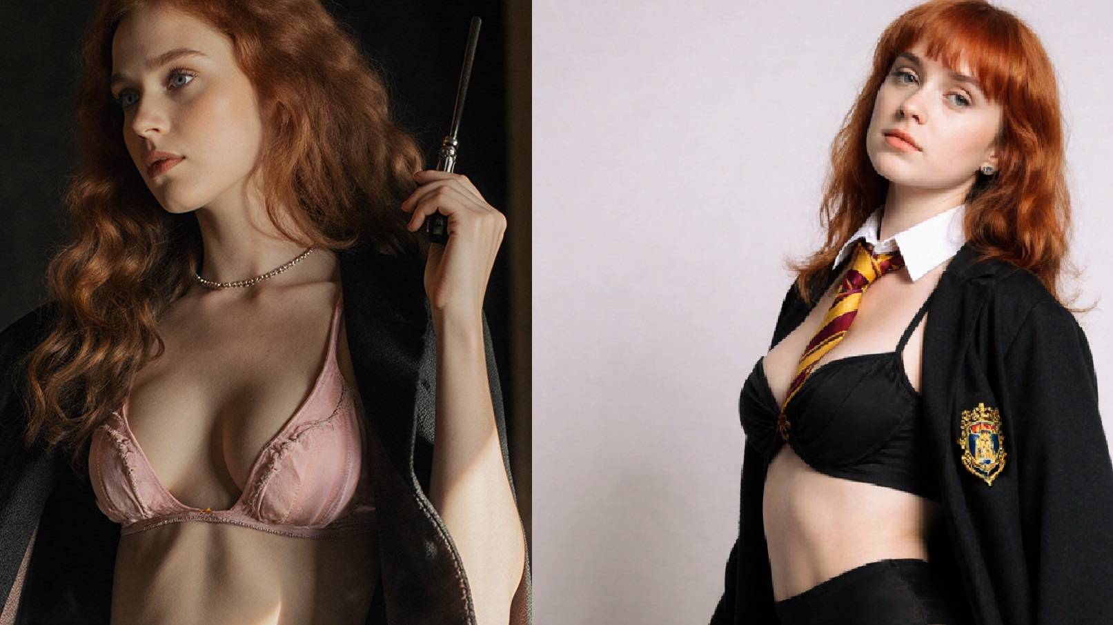 Горячий косплей на Гермиону