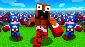 Ты НЕ СМОЖЕШЬ Убежать От 99999 ЗЛЫХ СУПЕРГЕРОЕВ в Майнкрафт!