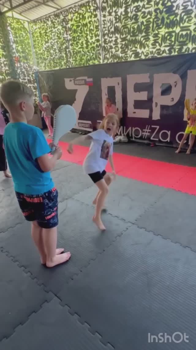 Тренировка старшей и младшей групп по CrossFit и Каратэ #каратэ #crossfit