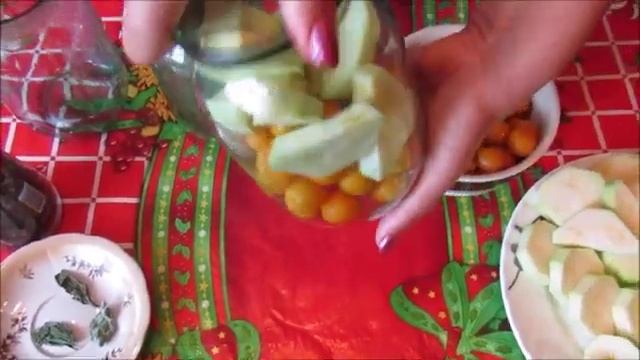 ОЧЕНЬ НЕОБЫЧНО!!! КАБАЧКИ С АЛЫЧОЙ _как ананасы_. Домашние АНАНАСЫ смотреть онлайн