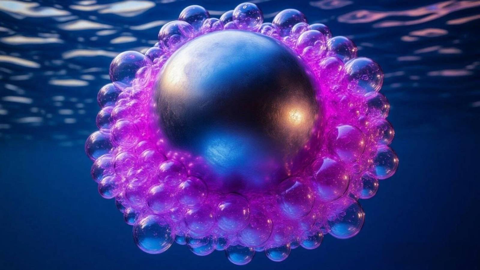 Create a Liquid Metal Sphere with Bubbles | Python Pygame Animation Tutorial смотреть онлайн