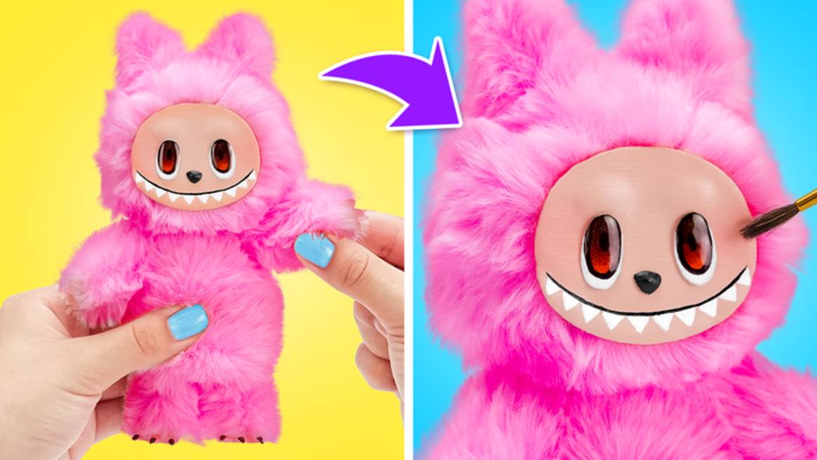 🧸 Как сделать Лабубу 😍 популярная игрушка своими руками! смотреть онлайн