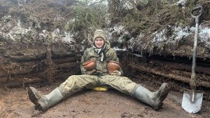 Коп по войне.Посуда в блиндаже вермахта