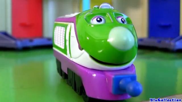 8 Chuggington Diecast Trains Wilson, Koko, Frostini, Mtambo, Frostini, Irving, Old Puffer Pete.mp4