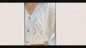 Красивый узор для ажурного жакета..