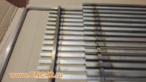 Галтование решеток из нержавейки