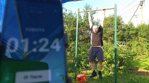 Народные игры ГТО 3 сезон, категория 51-55, иду на рекорд, подтягивания 22, Быстров Юрий