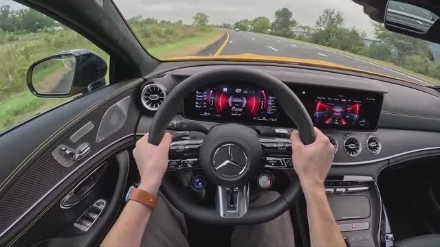 Mercedes AMG GT 63 S E Performance 2024 POV Test Drive смотреть онлайн
