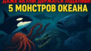 5 океанских существ которых боятся даже акулы