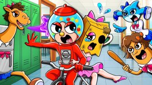 Не хулигань! Чиклетейра защищает капучино в школьном тайнике | Brainrot