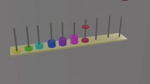 Разноцветные колечки. Счет до 10. Развивающая анимация для детей. Волшебство #детям #мультик