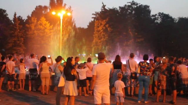 Анапа.Поющие фонтаны. смотреть онлайн