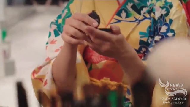 Японские артисты на праздник, юбилей и корпоратив в Москве - японские гейши на встречу гостей смотреть онлайн