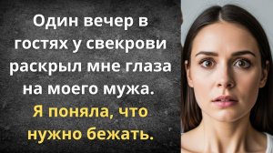 Я поняла, что нужно бежать | Истории из жизни