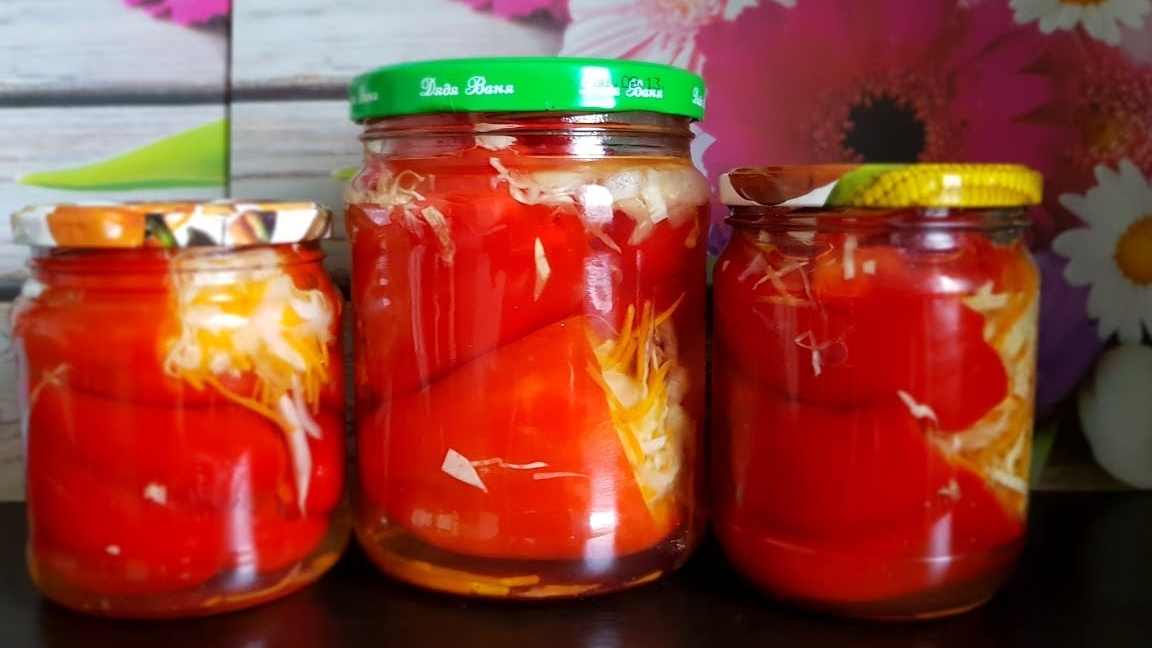 РЕЦЕПТ ПРОСТО НАХОДКА! ПОВЕРЬТЕ ЭТО ВКУСНО! ФАРШИРОВАННЫЙ ПЕРЕЦ НА ЗИМУ ОВОЩАМИ С КАПУСТОЙ!!! смотреть онлайн