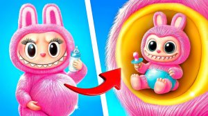 Я Усыновила Куклу Лабубу!! От Ботана до Популярной Лабубу Макияж!!