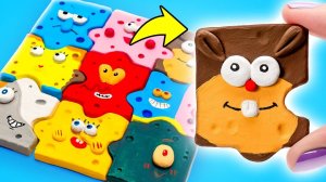 Новый челлендж: волшебная глина против Слайма Сэма ⏳🌅 5 невероятных поделок!