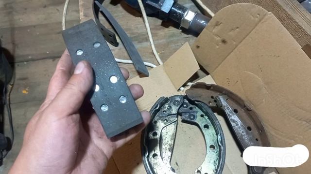 ремонт задних тормозов на Vortex Corda