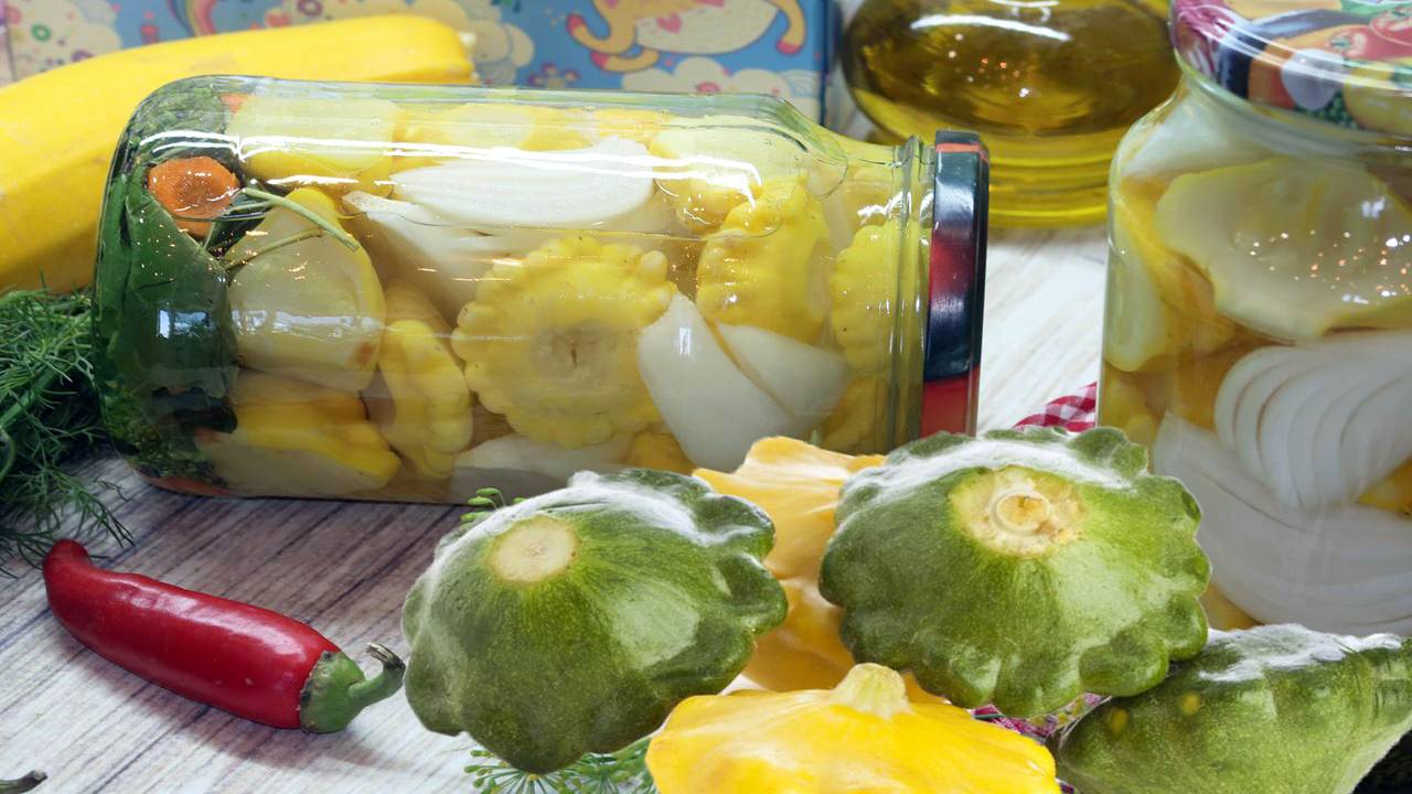 Маринованные патиссоны на зиму смотреть онлайн