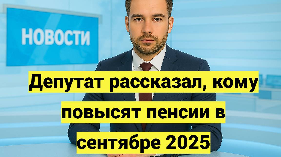 Депутат рассказал, кому повысят пенсии в сентябре 2025 смотреть онлайн