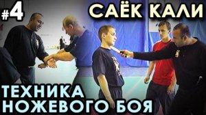 Ножевой бой Саёк Кали – 4: Техника атак.