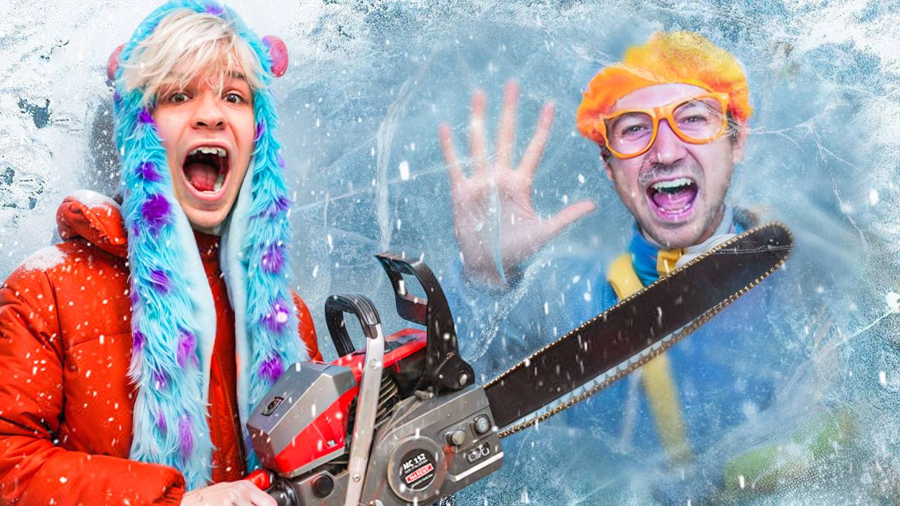 ЭТИ ЖУТКИЕ НАХОДКИ МЫ НАШЛИ ВО ЛЬДАХ, ГДЕ ЗАТОНУЛ БЛИППИ ! смотреть онлайн