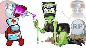 АМОГУС ПРОТИВ ЗОМБИ КАПУЧИНО АССАСИНО, АНИМАЦИЯ