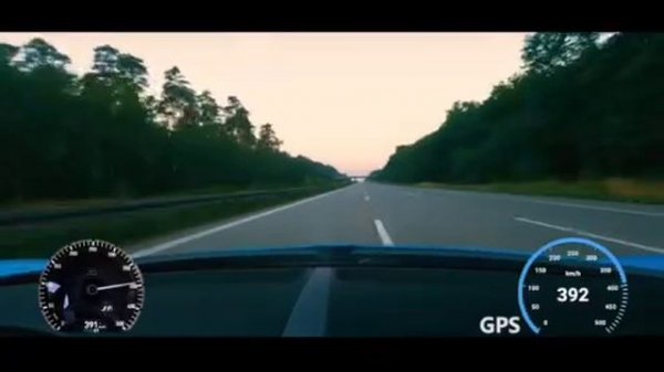 разгон Bugatti Chiron