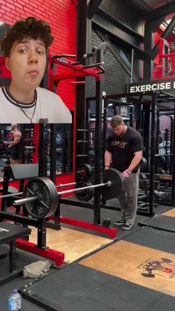 Тяга штанги 220 кг к поясу с читингом на 10 раз смотреть онлайн