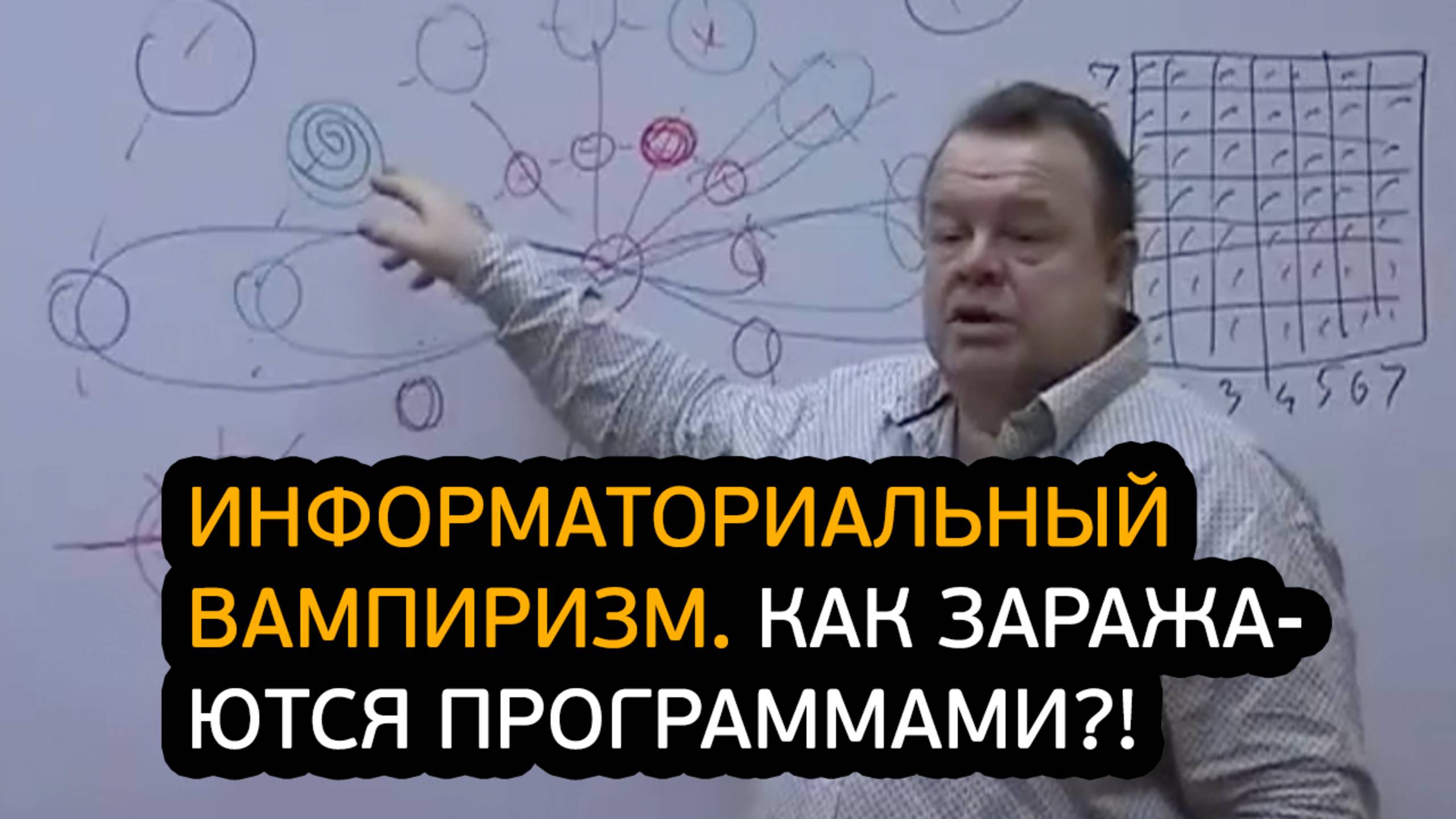 Информаториальный вампиризм. Как заражают человека инородными программами смотреть онлайн
