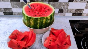 Влог. Сезон сладких арбузов. Большой запас корма для кота по выгодным ценам.