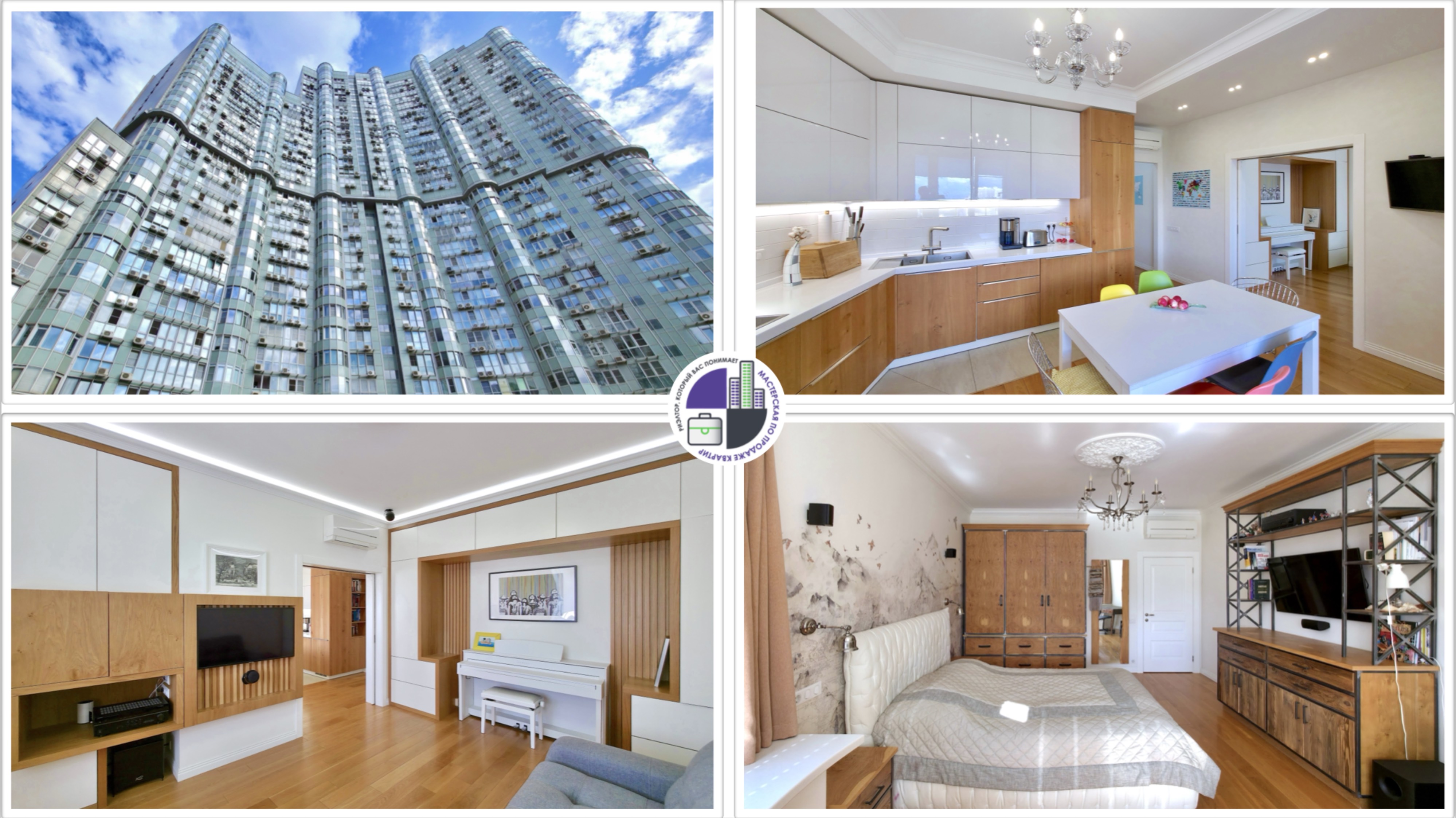 Продажа 4-комнатной квартиры 130 кв.м. в ЖК «Айвазовский» по адресу: Москва, Малая Юшуньская, д. 3 смотреть онлайн