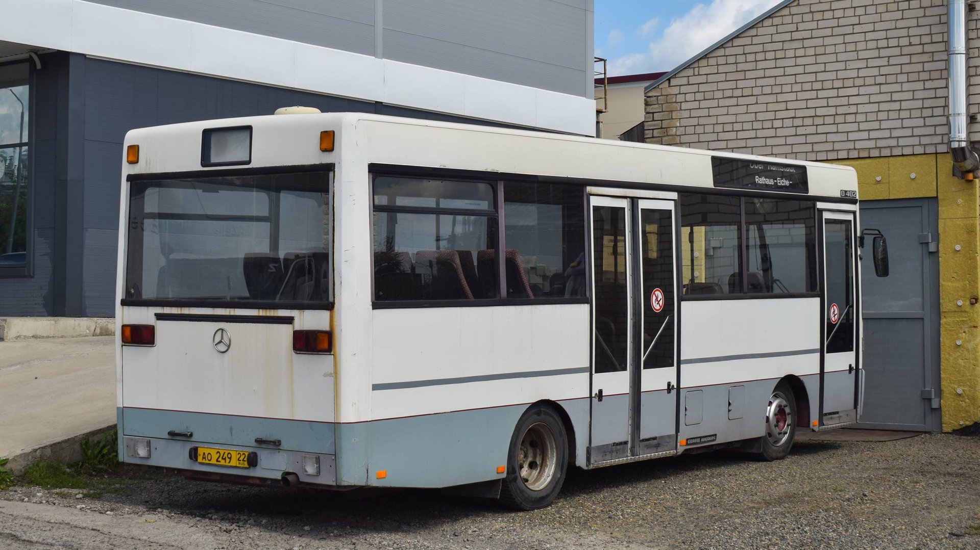 Автобус Mercedes-Benz O402 (Göppel) (АО 249 22). Мерседес-коротышка. Небольшой обзор. смотреть онлайн