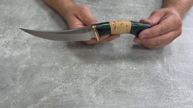 Нож Восточный из кованой стали Х12МФ смотреть онлайн