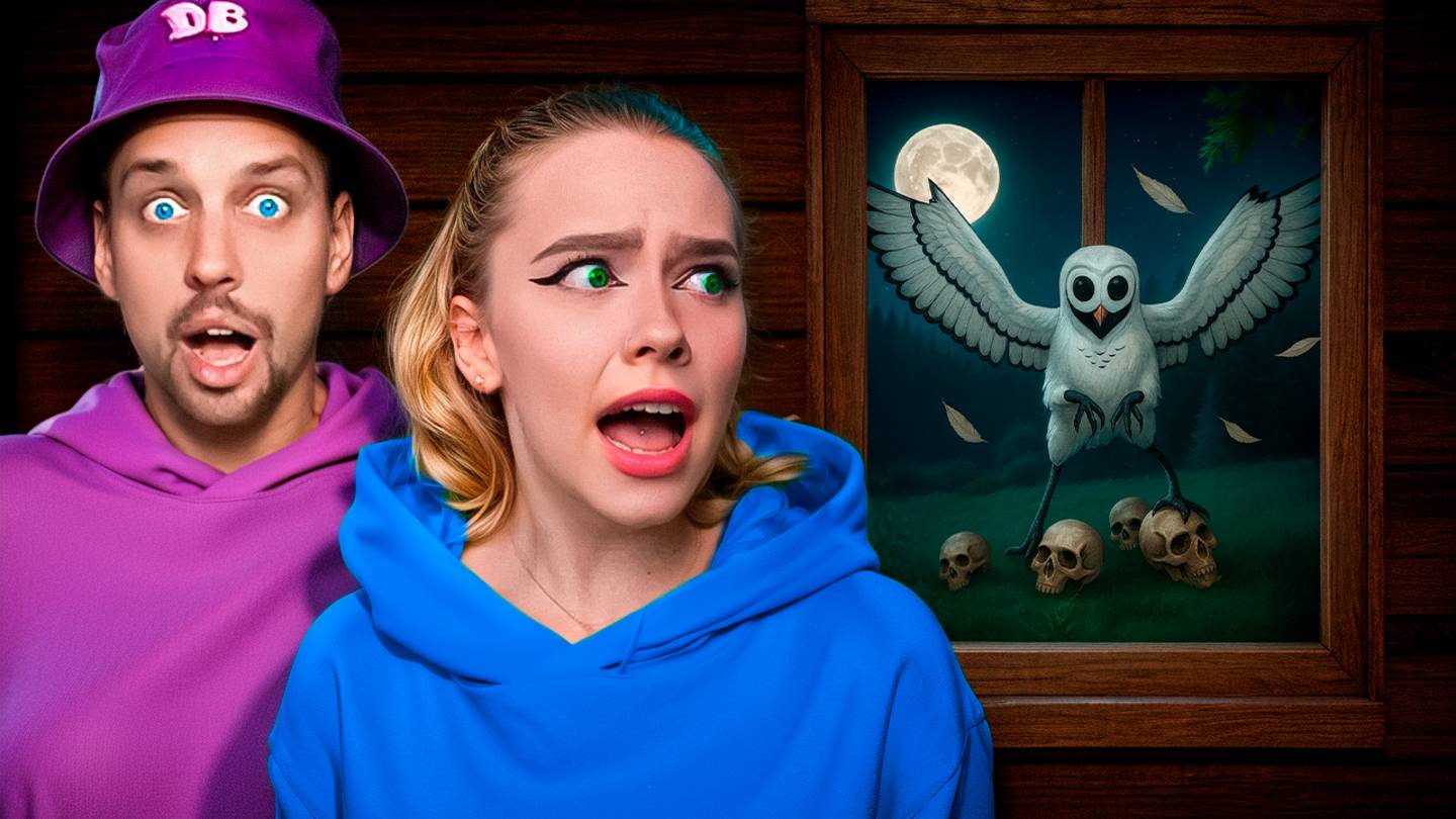 МЫ ПЕРЕЖИЛИ 99 НОЧЕЙ В ЛЕСУ ЧЕЛЛЕНДЖ и нашли СОВУ ЛЮДОЕДА с Сашей ДАБЛ БАБЛ смотреть онлайн