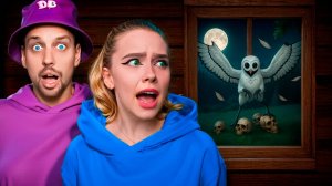 МЫ ПЕРЕЖИЛИ 99 НОЧЕЙ В ЛЕСУ ЧЕЛЛЕНДЖ и нашли СОВУ ЛЮДОЕДА с Сашей ДАБЛ БАБЛ