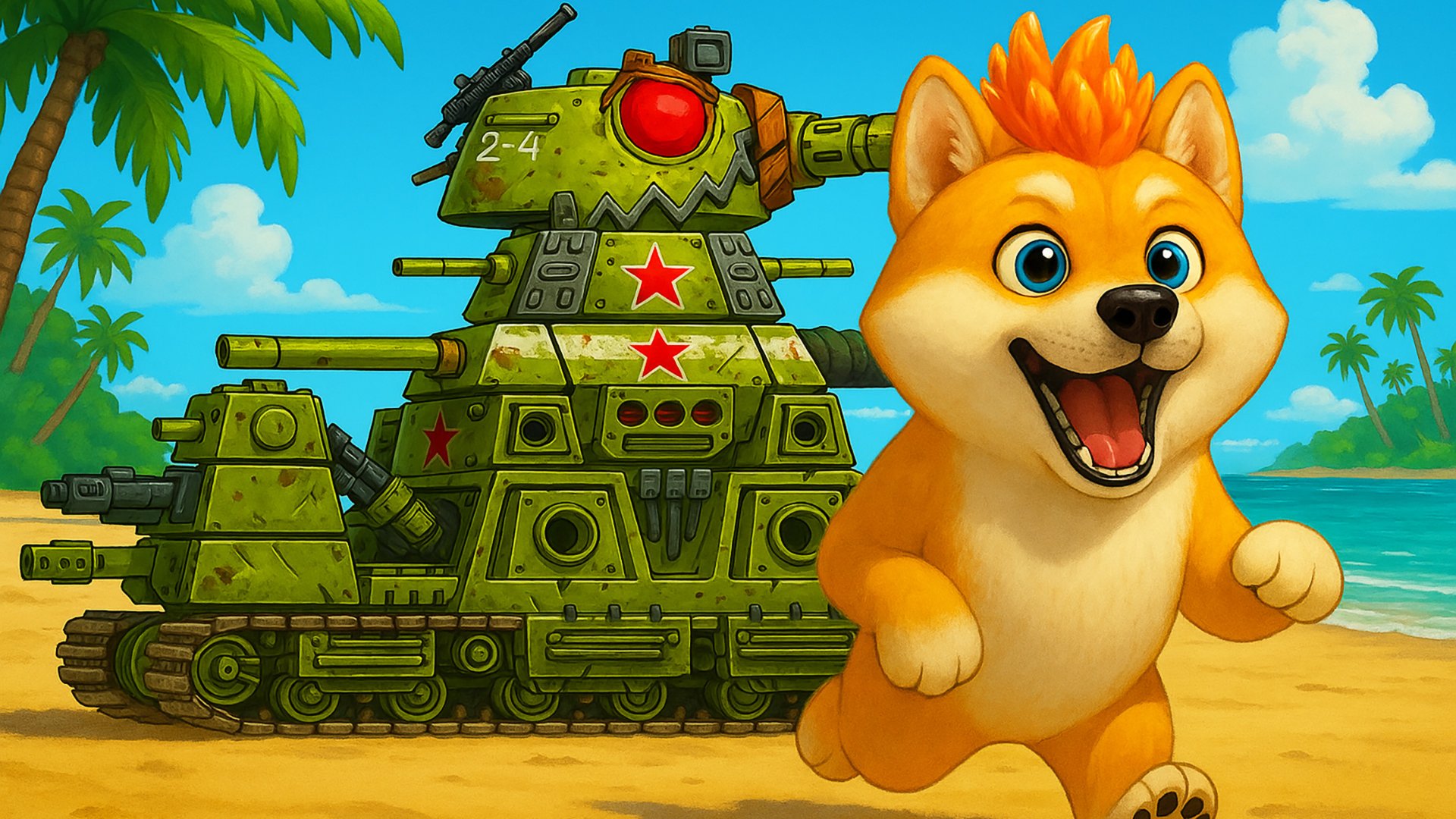 Я ПОПАЛ В МИР ТАНКОВ - Мультики про танки, реакция на gerand смотреть онлайн